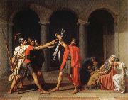 Jacques-Louis David THe Oath of the Horatii